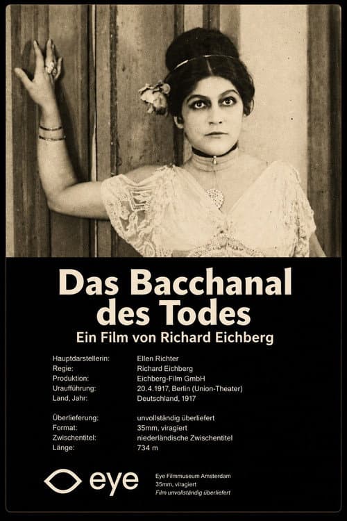 Das Bacchanal des Todes afişi