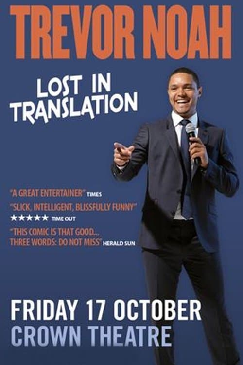 Trevor Noah: Lost In Translation afişi