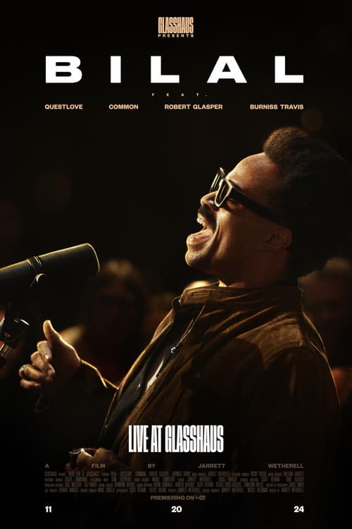 Bilal: Live at Glasshaus afişi