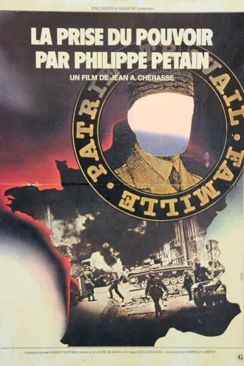 La prise du pouvoir par Philippe Pétain afişi