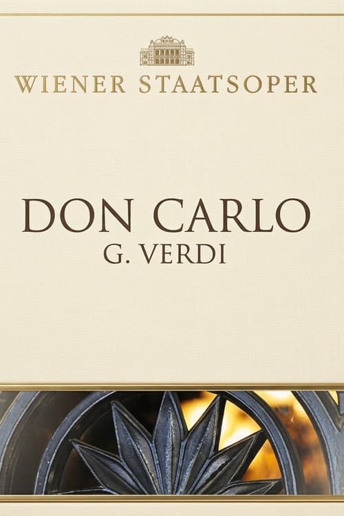Don Carlo: Live aus der Wiener Staatsoper afişi