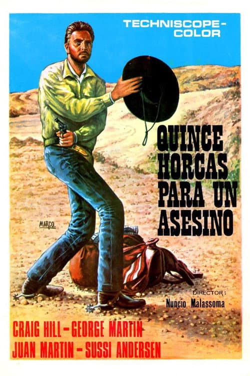 Quindici forche per un assassino afişi