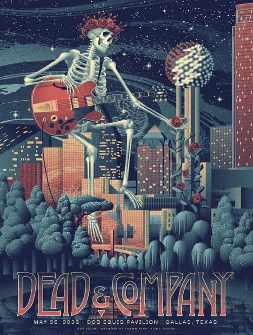 Dead & Company: 2023-05-26 Dos Equis Pavilion, Dallas, TX afişi