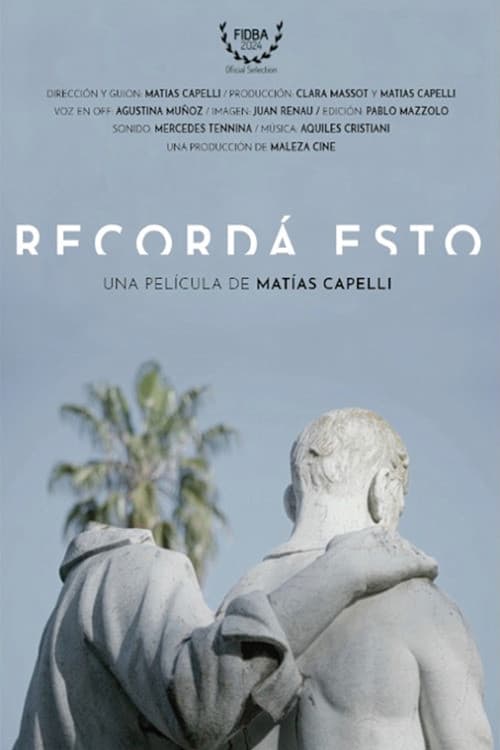 Recordá esto afişi