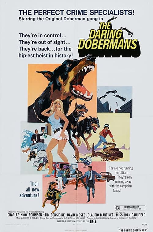 The Daring Dobermans afişi