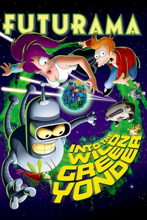 Futurama: Vahşi Yeşil Bir Geleceğe Doğru afişi