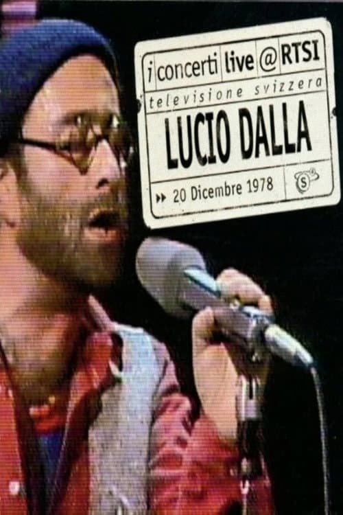 Lucio Dalla - Live @RSI 1978 afişi