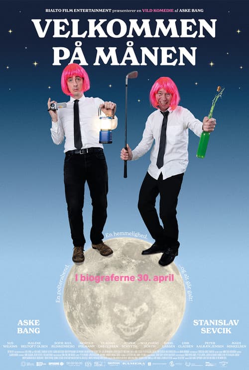 Velkommen på månen afişi
