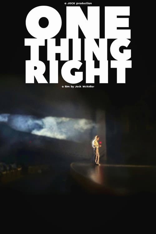 One Thing Right afişi