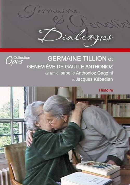 Germaine Tillion et Geneviève de Gaulle Anthonioz afişi