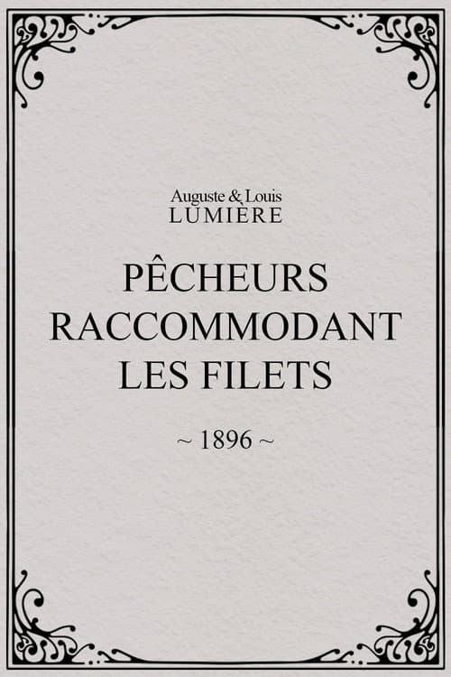 Pêcheurs raccommodant les filets afişi