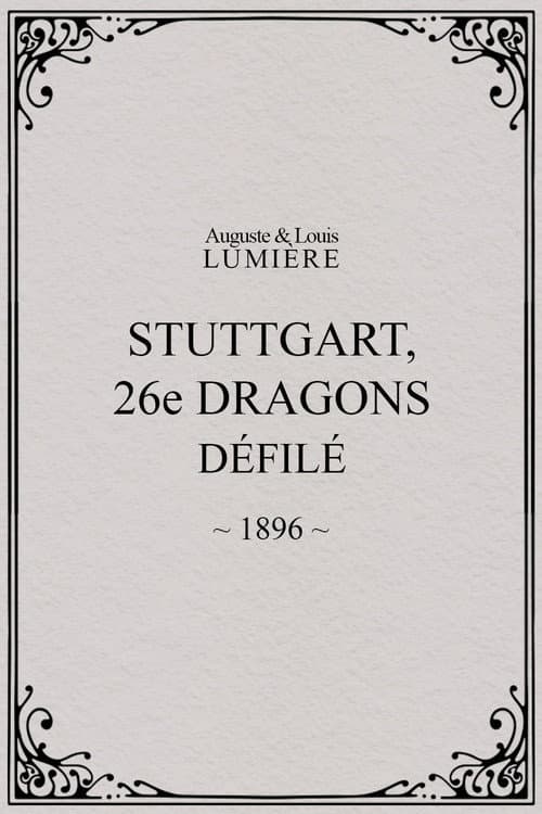 Stuttgart : 26e dragons. Défilé afişi