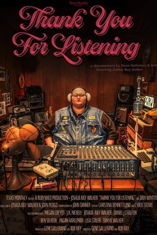 Thank You for Listening afişi