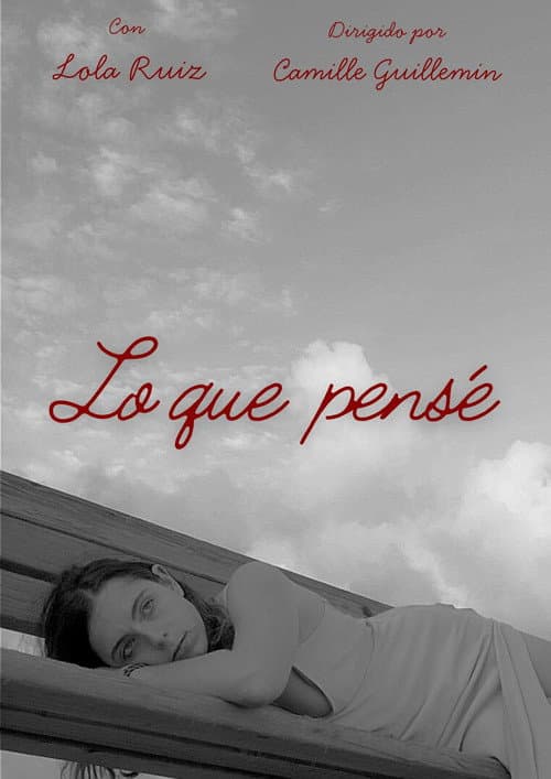 Lo que pensé afişi