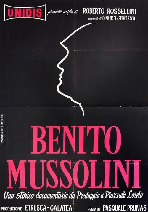 Benito Mussolini afişi