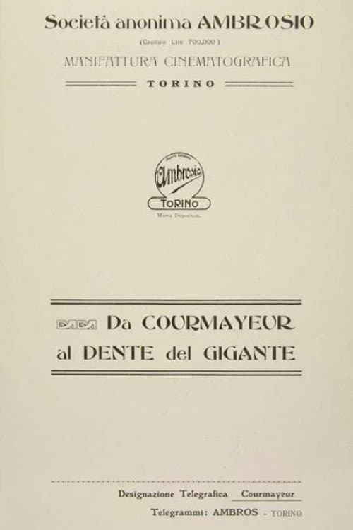 Da Courmayeur al Colle del Gigante afişi