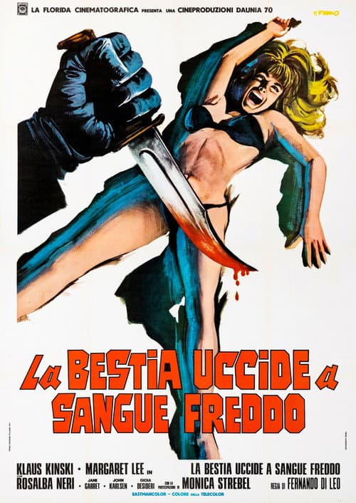 La bestia uccide a sangue freddo afişi