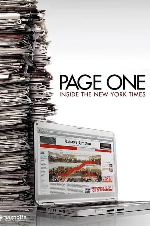 Page One: Inside the New York Times afişi