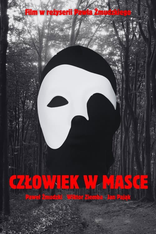 Człowiek w masce afişi