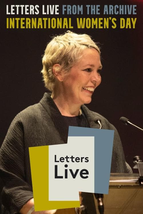 Letters Live from the Archive: International Women’s Day afişi