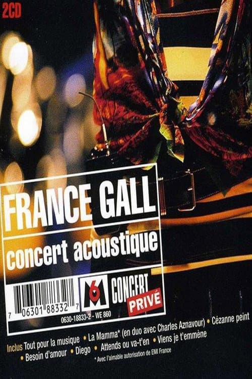France Gall - Concert acoustique afişi