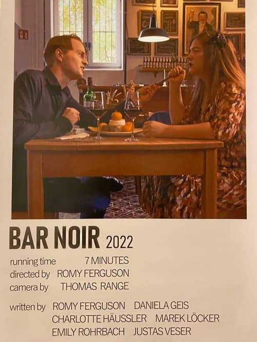 Bar Noir afişi