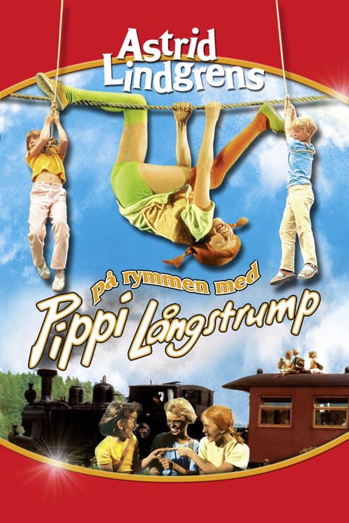 På rymmen med Pippi Långstrump afişi
