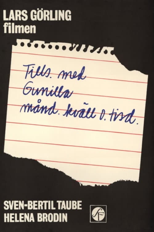 Tills. med Gunilla månd. kväll o. tisd. afişi