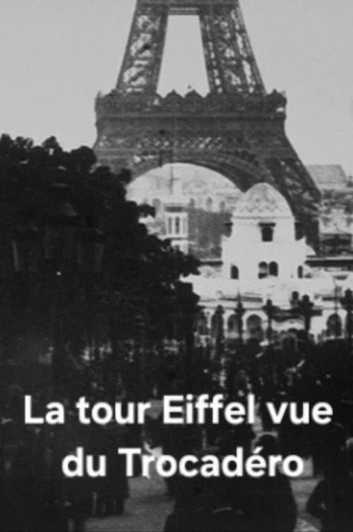 La tour Eiffel vue du Trocadéro afişi