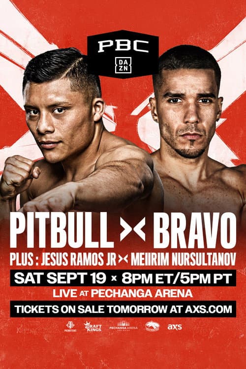 Isaac Cruz vs. Nestor Bravo afişi