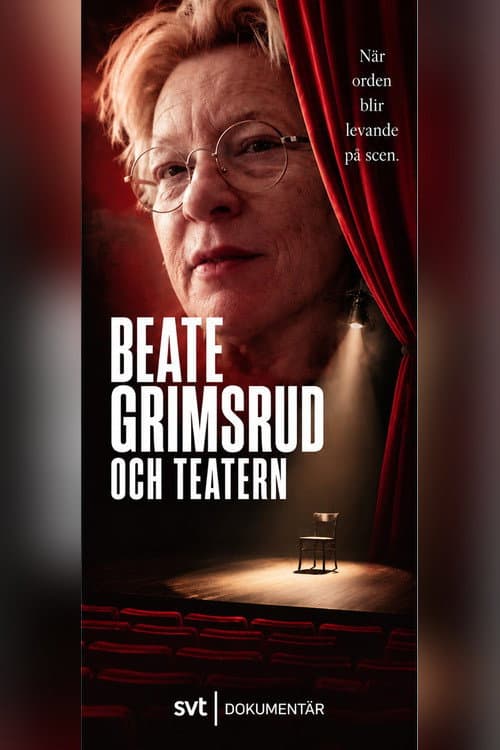 Beate Grimsrud och teatern afişi