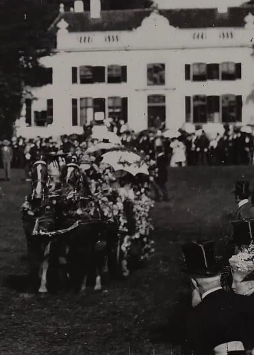 Bloemencorso te Haarlem op 4 Juni 1899 afişi