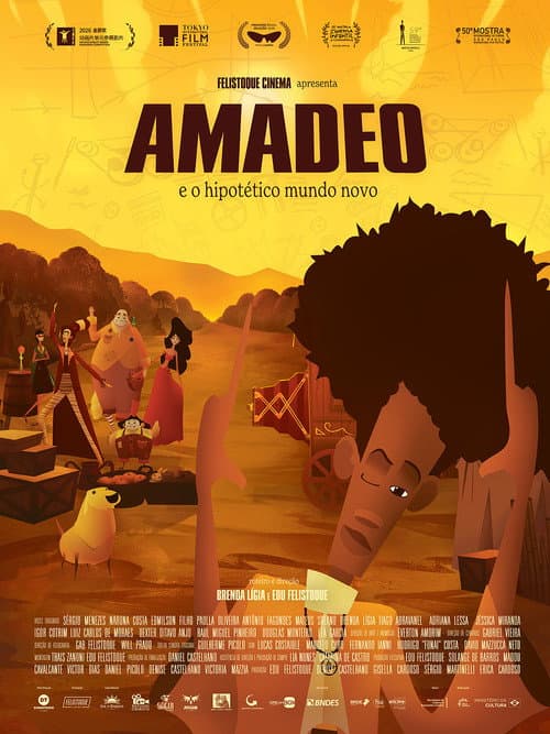 Amadeo e o Hipotético Mundo Novo afişi