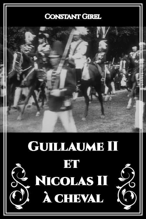 Guillaume II et Nicolas II à cheval afişi