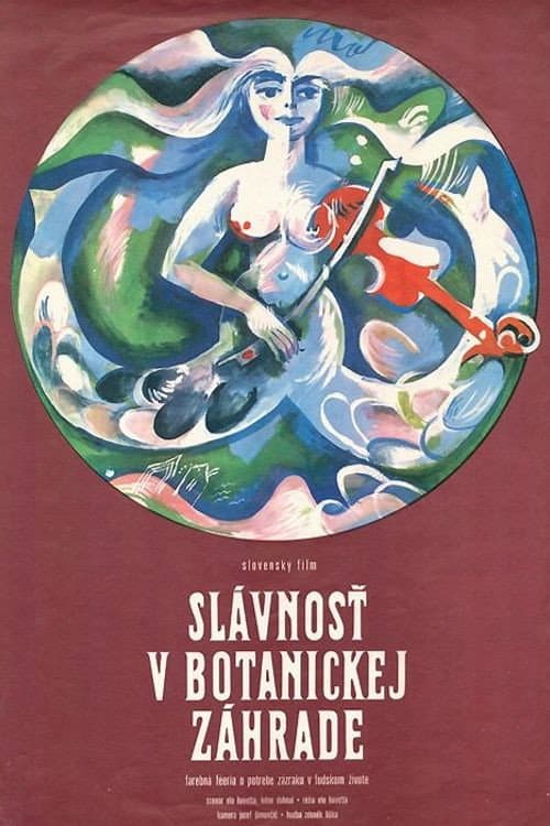 Slávnosť v botanickej záhrade afişi