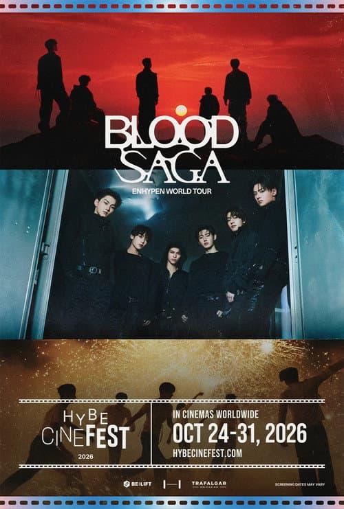 ENHYPEN WORLD TOUR 'BLOOD SAGA' afişi