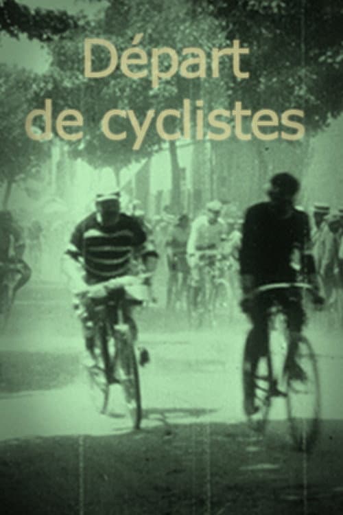 Départ de cyclistes afişi
