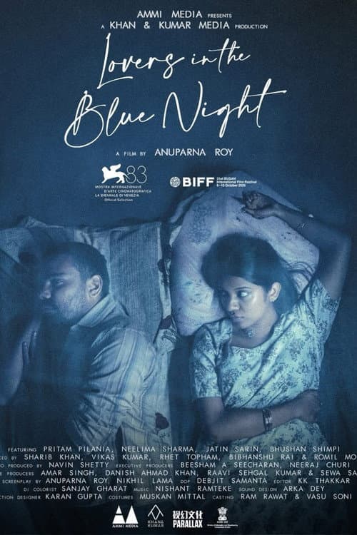 Lovers in the Blue Night afişi