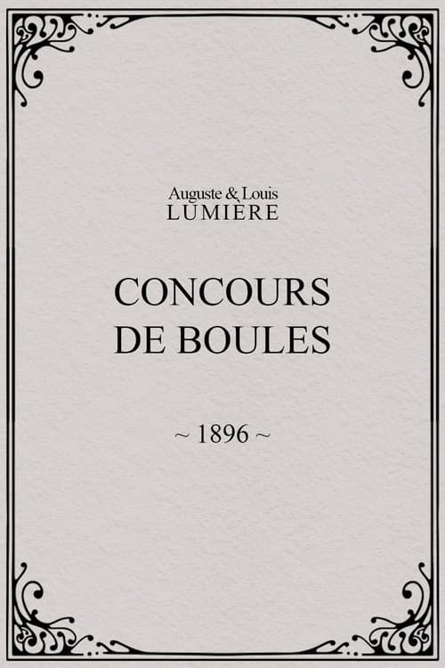 Concours de boules afişi