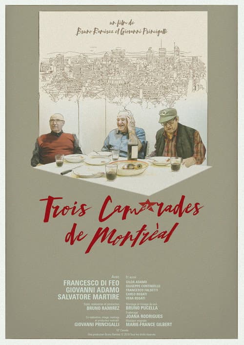 Trois camarades de Montréal afişi