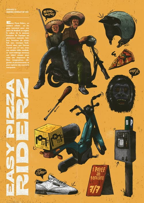 Easy Pizza Riderz afişi