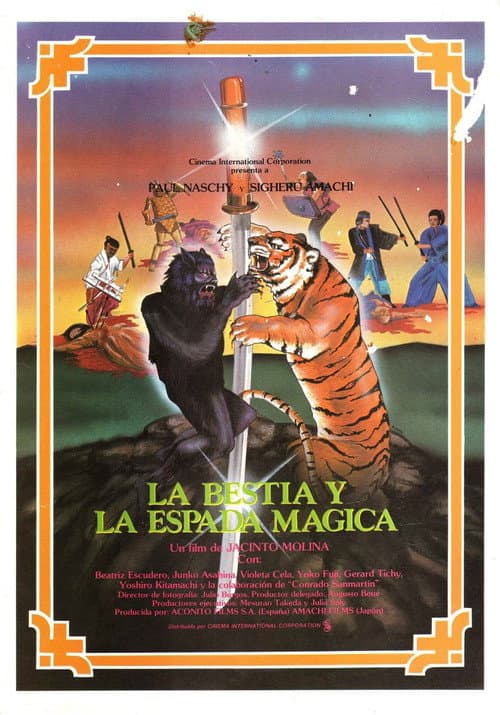 La bestia y la espada mágica afişi
