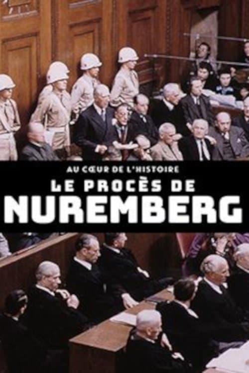 Au coeur de l'histoire : le procès de Nuremberg afişi