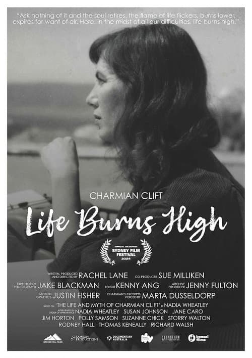 Charmian Clift - Life Burns High afişi