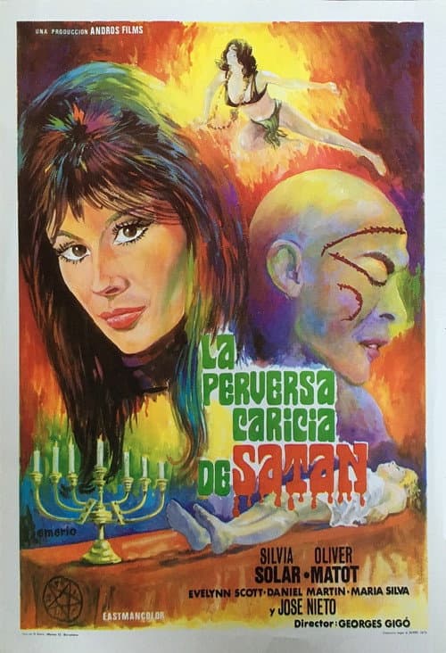 La perversa caricia de Satán afişi