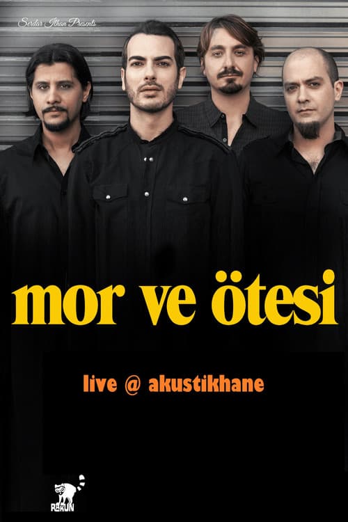 Mor ve Otesi Live On Akustikhane afişi