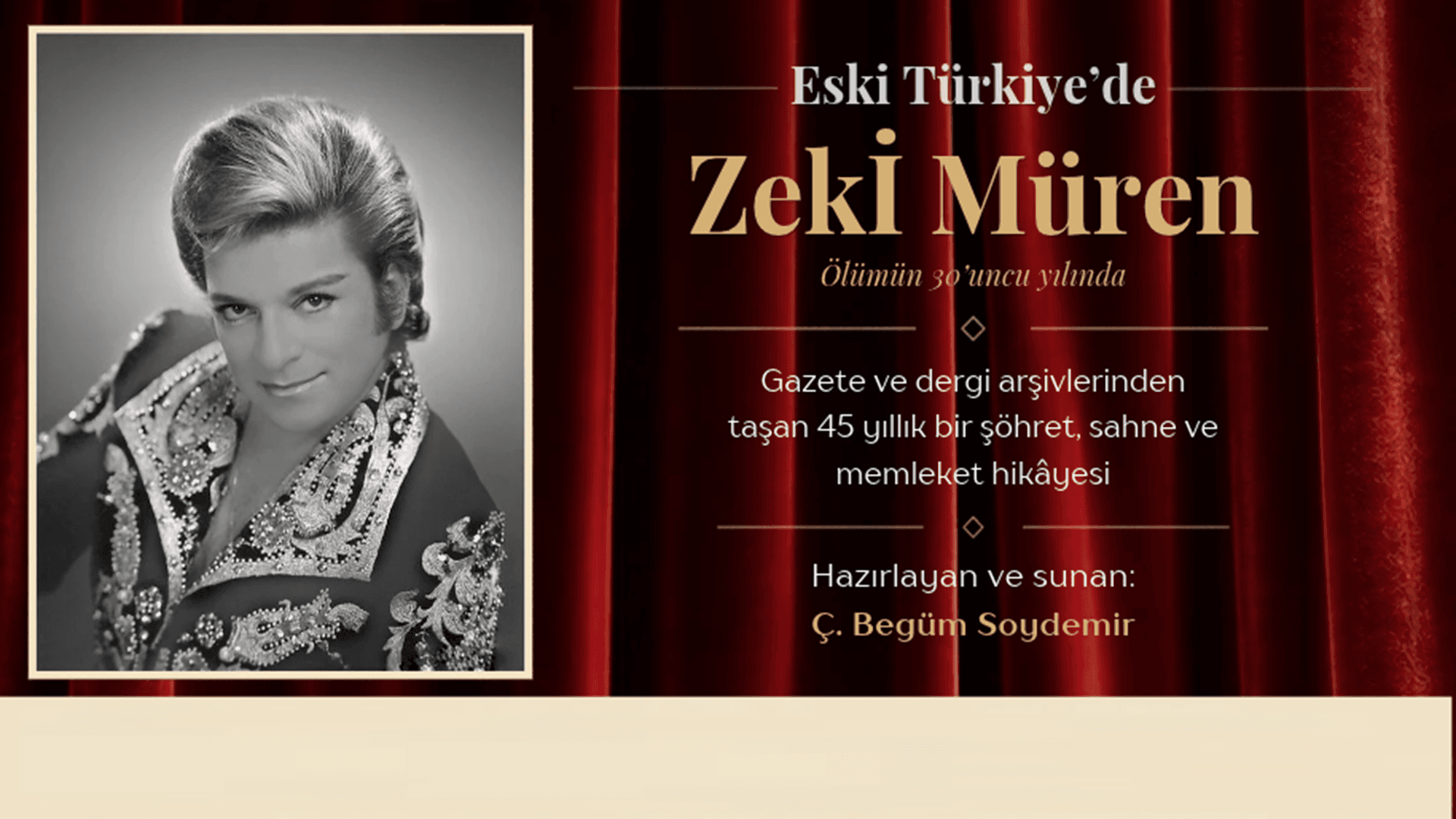 Eski Türkiye de Zeki Müren