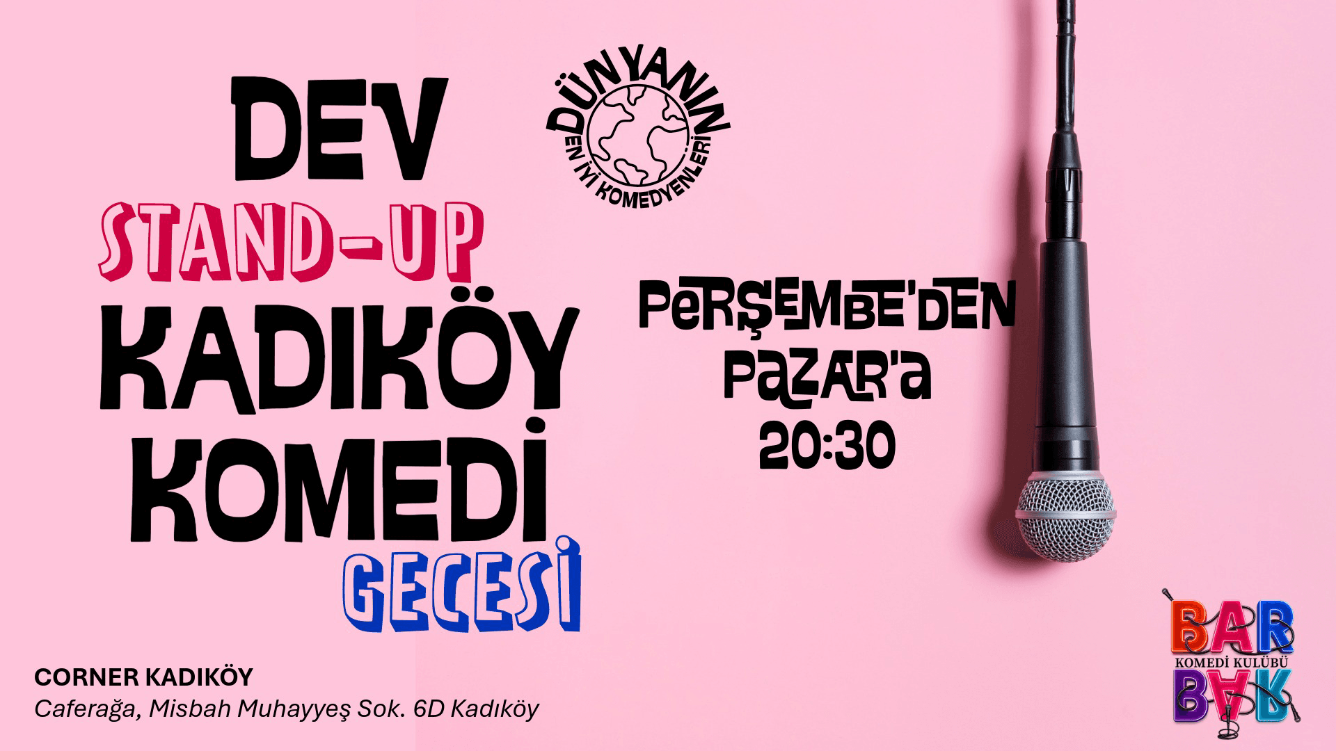 Stand Up Kadıköy Komedi Gecesi - Cuma