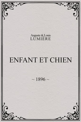 Enfant et chien afişi