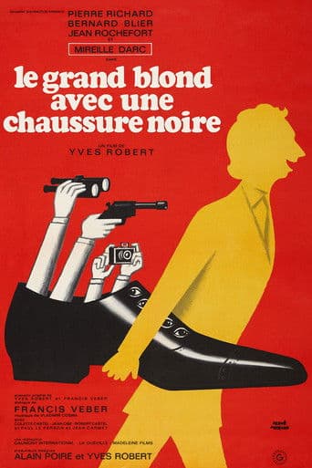 Le Grand Blond avec une chaussure noire afişi